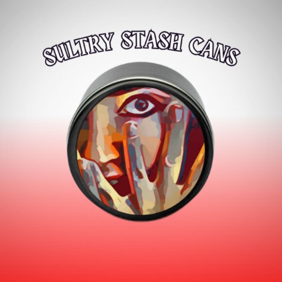 WOMAN GRAPHIC STASH JAR - Picture 2 of 2